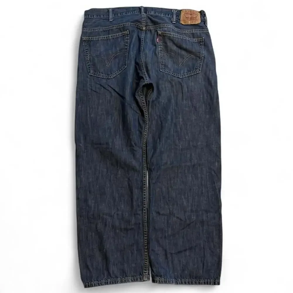 Levi's 569 Loose Straight Dark Wash Denim Jeans